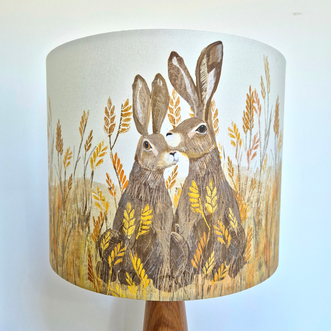 Field Hares (artwork by The Hedgerow Artist)